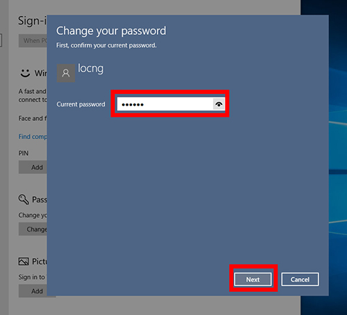 xoá mật khẩu máy tính chưa đăng nhập tài khoản microsoft
