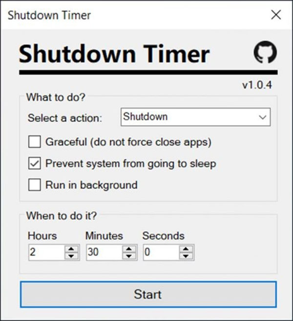 cách hẹn giờ tắt máy tính bằng shutdown timer
