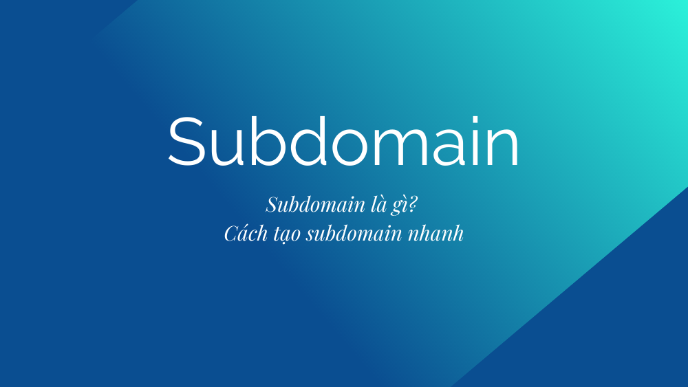 subdomain là gì